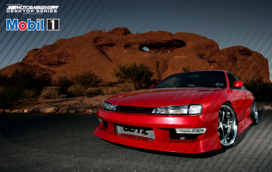 MotorMavens/Mobil1 Desktop Series - Red Kouki S14