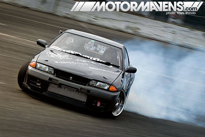 Ian Fournier Drift Safari Nissan Skyline R32 Evergreen Drift Yoshi Shindo