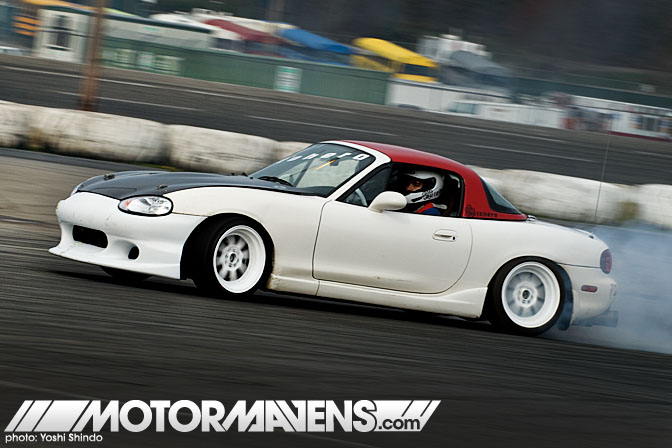 Mike Lukomskiy Mazda Miata Evergreen Drift Yoshi Shindo