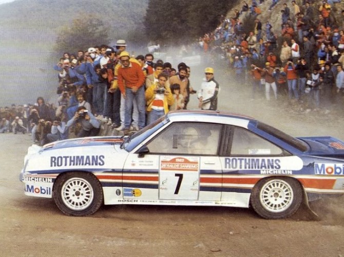 Opel, Manta, Ari Vatanen, rally, isle of man, manx rally