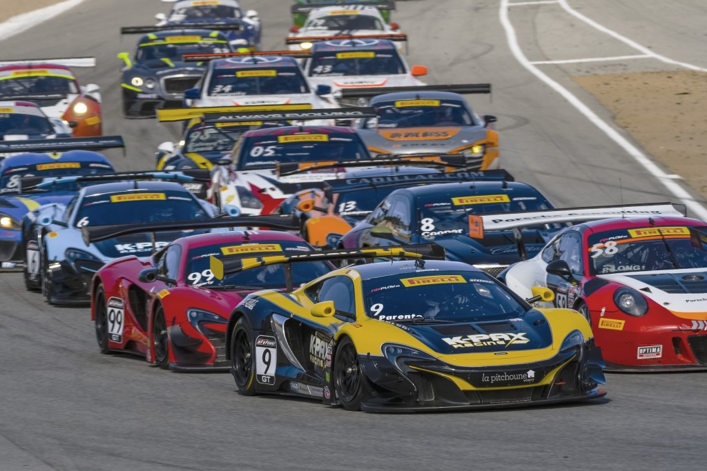 McLaren 650S GT3 Pirelli World Challenge Laguna Seca Raceway