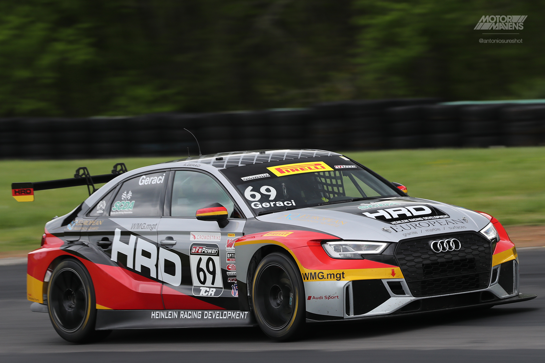 HRD, Audi RS3 LMS, Pirelli World Challenge Virginia International Raceway, VIR, PWC, TCR