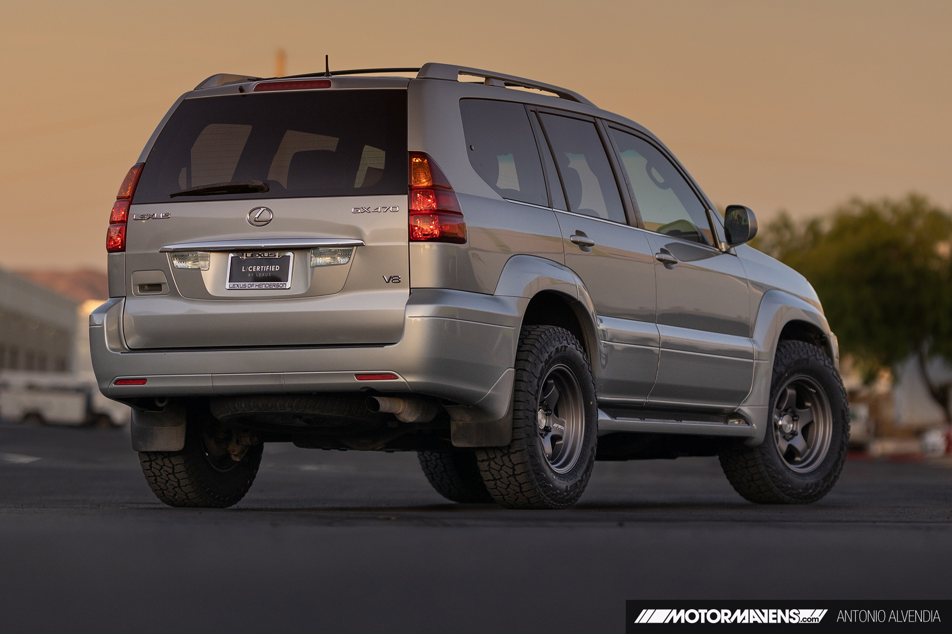 Lexus GX470 w Work Meister S1HC wheels 17x8.5j -10