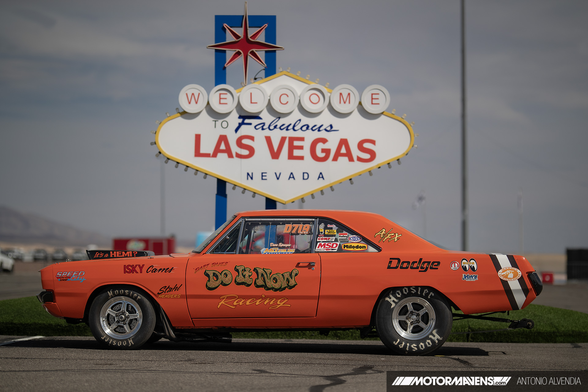Dave Sprague's 1972 Dodge Dart AFX Musclecars At The Strip Mopar 727 TorqueFlite Bob Sprague
