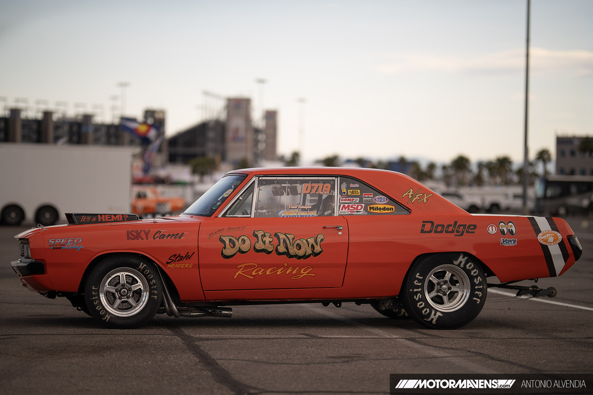 Dave Sprague 1972 Dart AFX MATS Musclecars At The Strip Las Vegas Motor Speedway