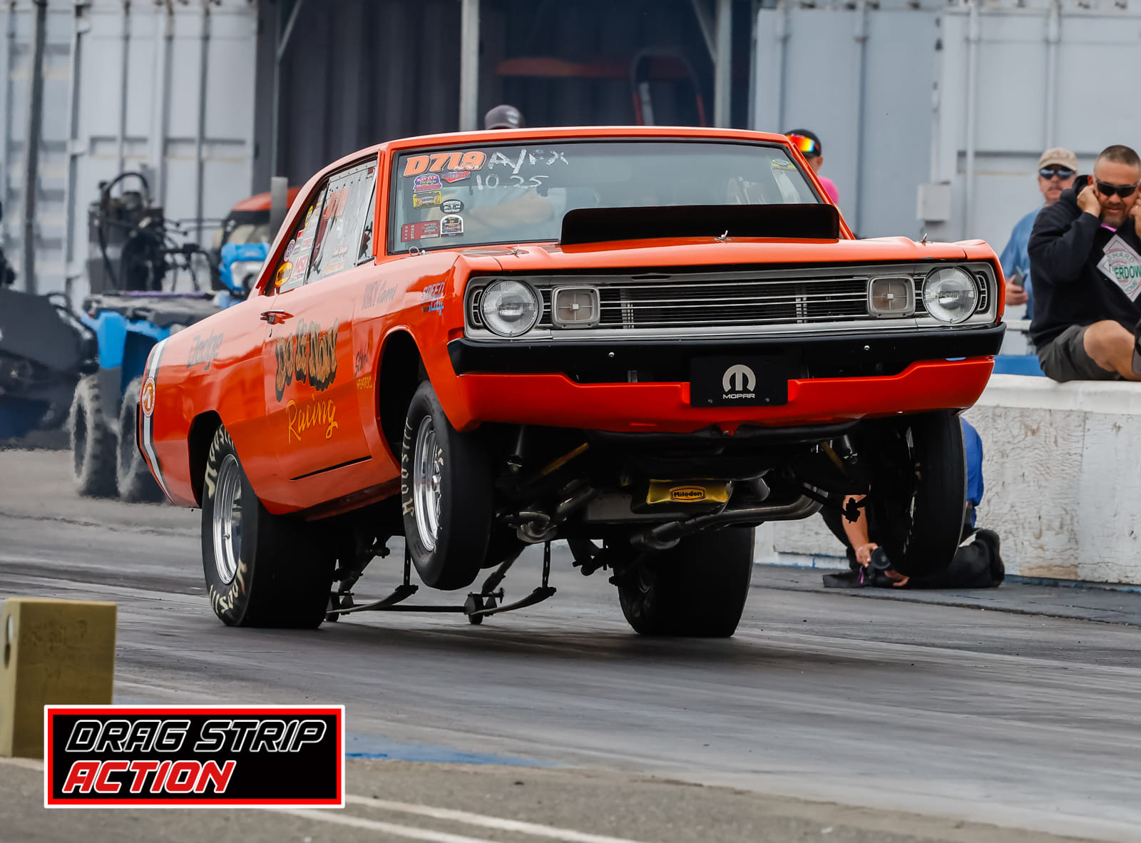 Dave Sprague driving his "Do it now Racing" 72 Dodge Dart AFX at the California Hot Rod Reunion presented by Good Vibrations Motorsports held at Famoso Dragstrip