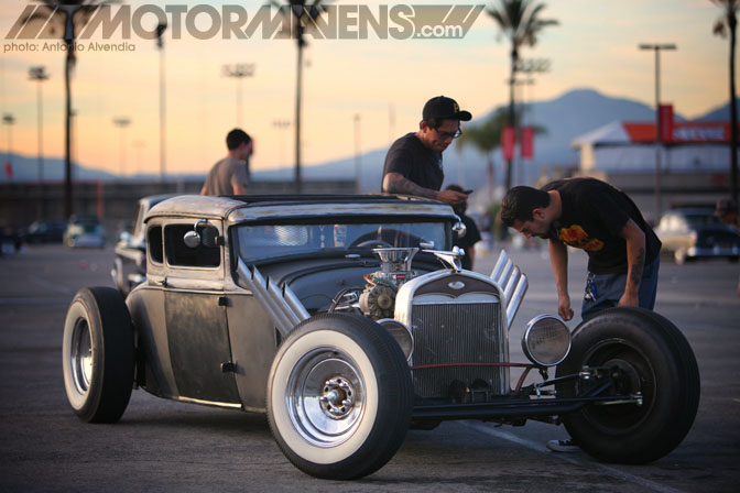 Mooneyes, Mooneyes Xmas PArty, Irwindale Speedway, hot rod