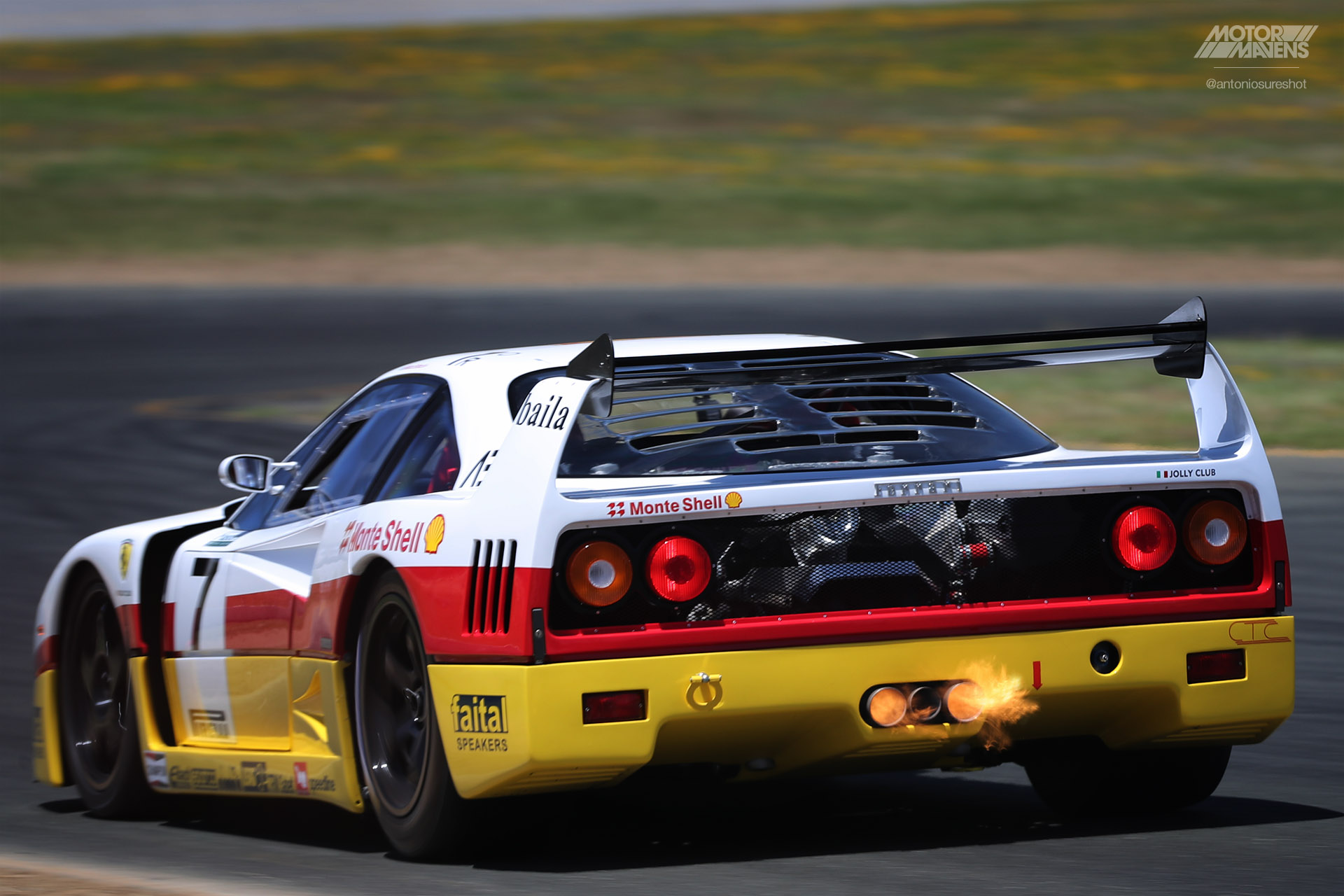 Antonio Alvendia, Jolly Club Ferrari F40 LM, Ferrari F40 LM, F40, Steven Read, Johannes van Overbeek, Jolly Club, Sonoma Speed Festival, BPR Global GT Endurance Series, Speedline, Sparco, Monte Shell, Pirelli, Eibach, Brembo, chassis 80742, Roberto Angiolini, Michelotto, Commissione Sportiva Automobilistica Italiana, csai gt